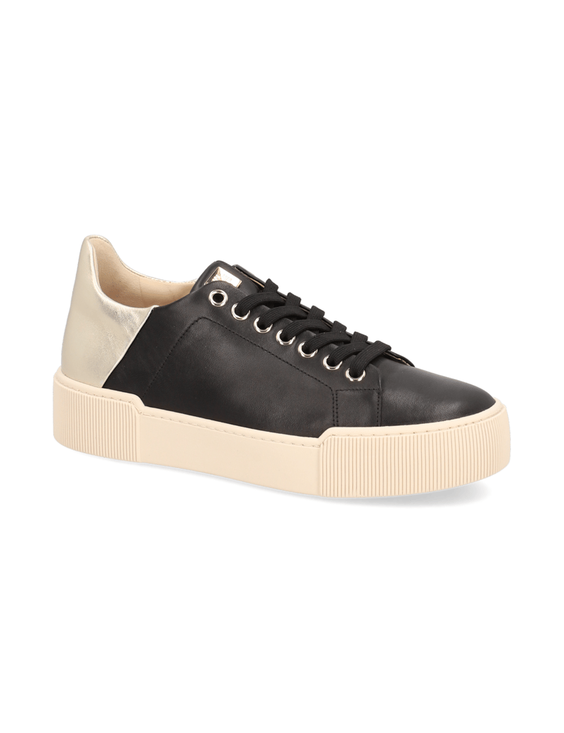 Högl-Glattleder-Sneaker-schwarz