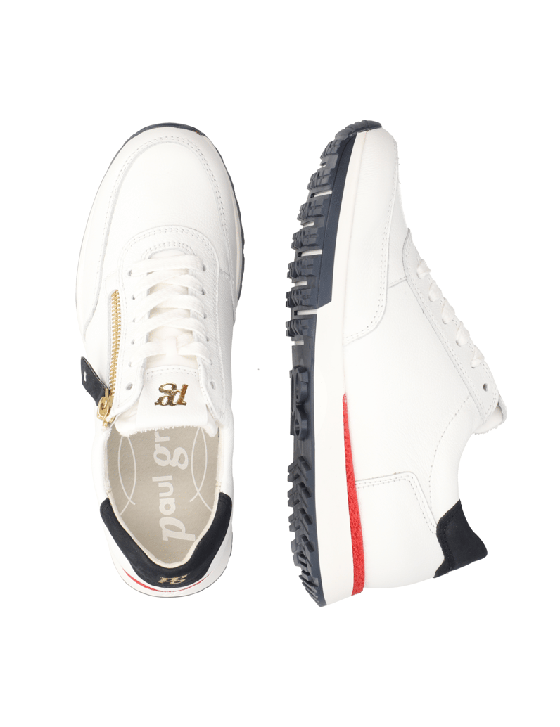 PAUL-GREEN-Glattleder-Sneaker-beige