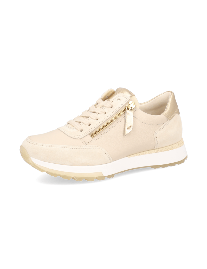 PAUL-GREEN-Lederkombination-Sneaker-beige