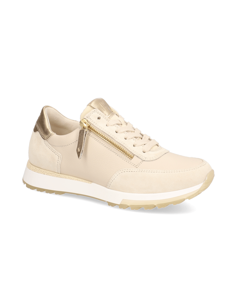 PAUL-GREEN-Lederkombination-Sneaker-beige