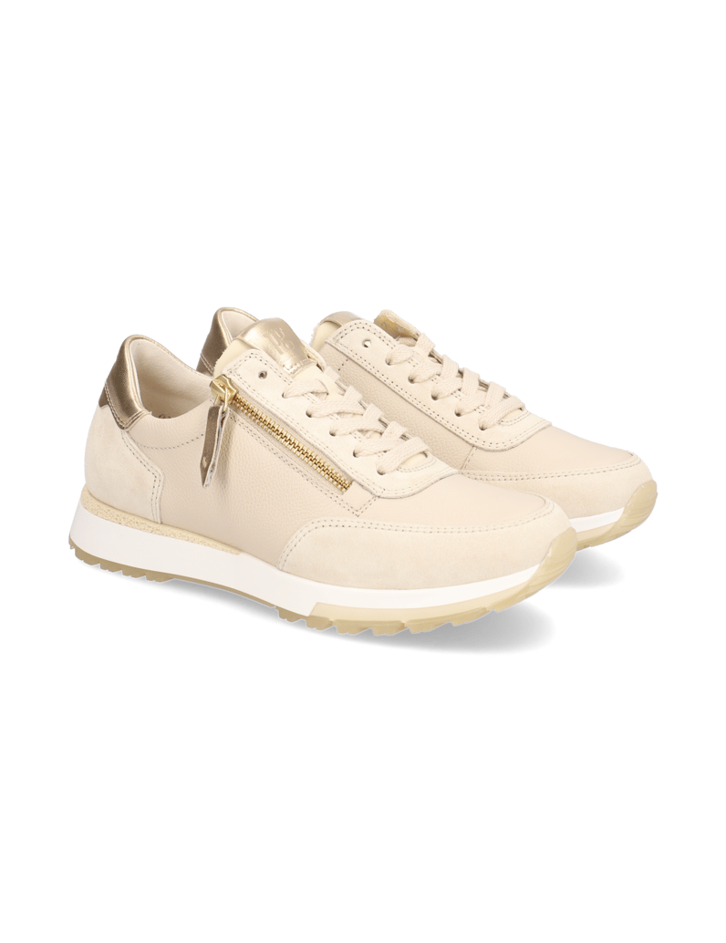 PAUL-GREEN-Lederkombination-Sneaker-beige