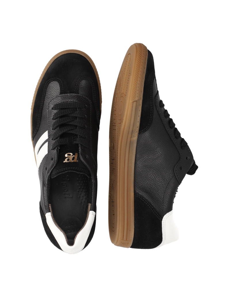 PAUL-GREEN-Lederkombination-Sneaker-weiss