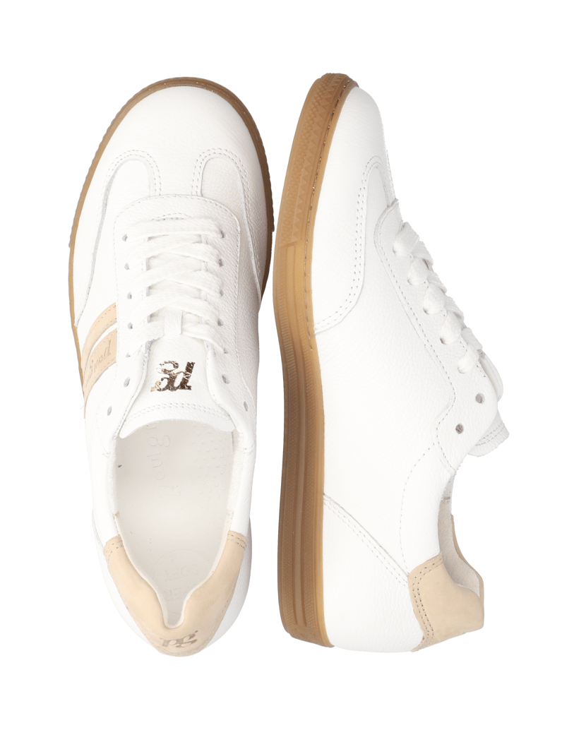 PAUL-GREEN-Lederkombination-Sneaker-weiss