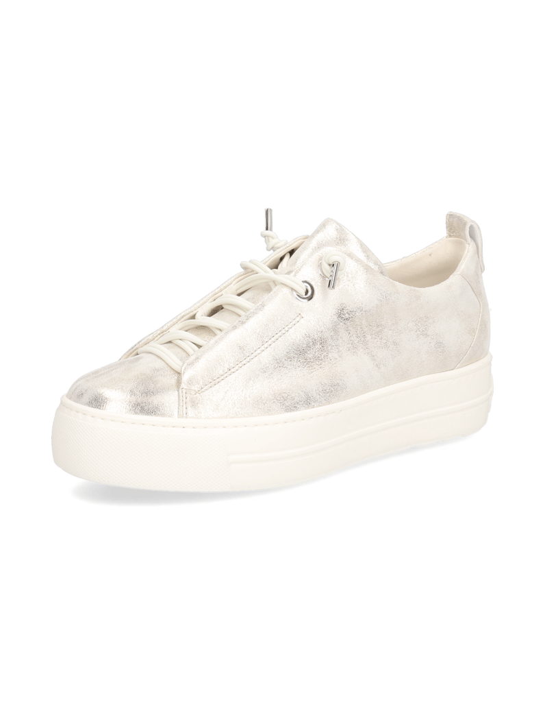 PAUL-GREEN-Nubukleder-Sneaker-silber