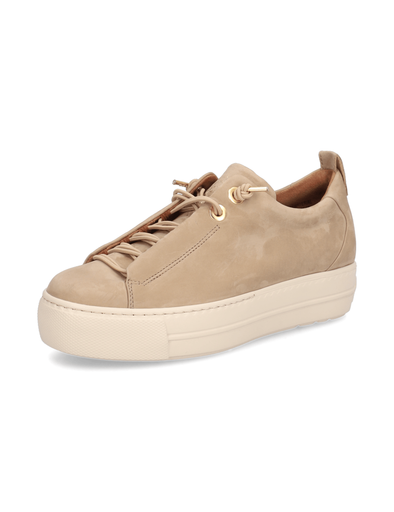 PAUL-GREEN-Nubukleder-Sneaker-silber