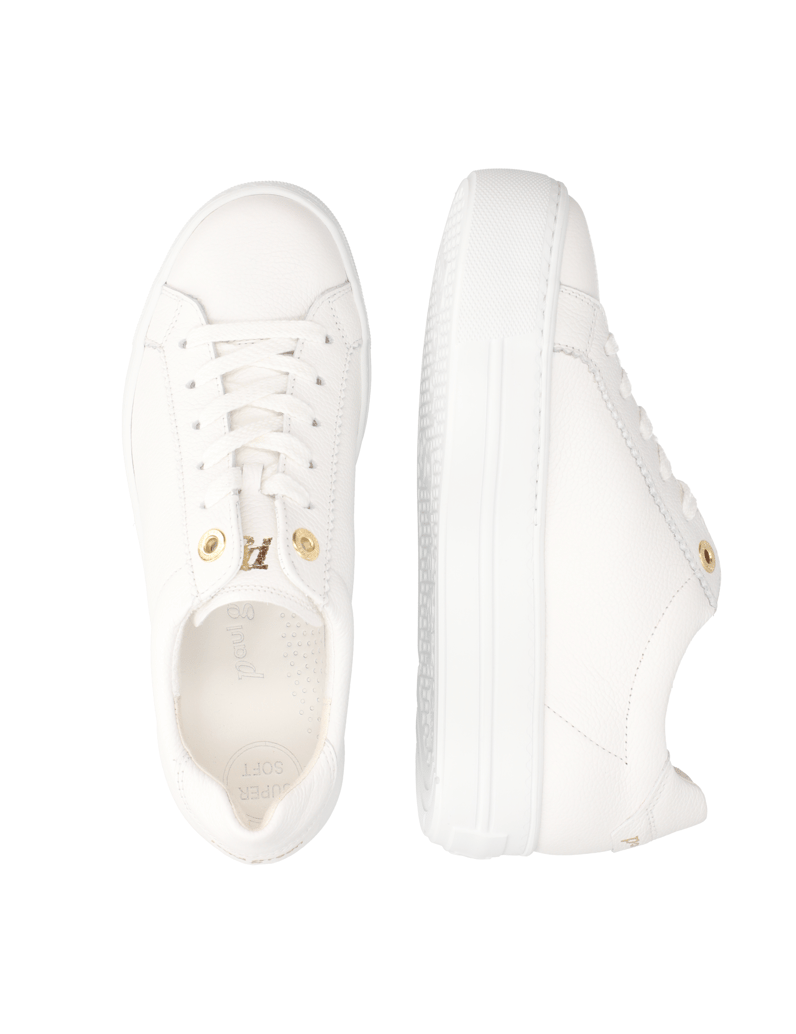 PAUL-GREEN-Glattleder-Sneaker-weiss
