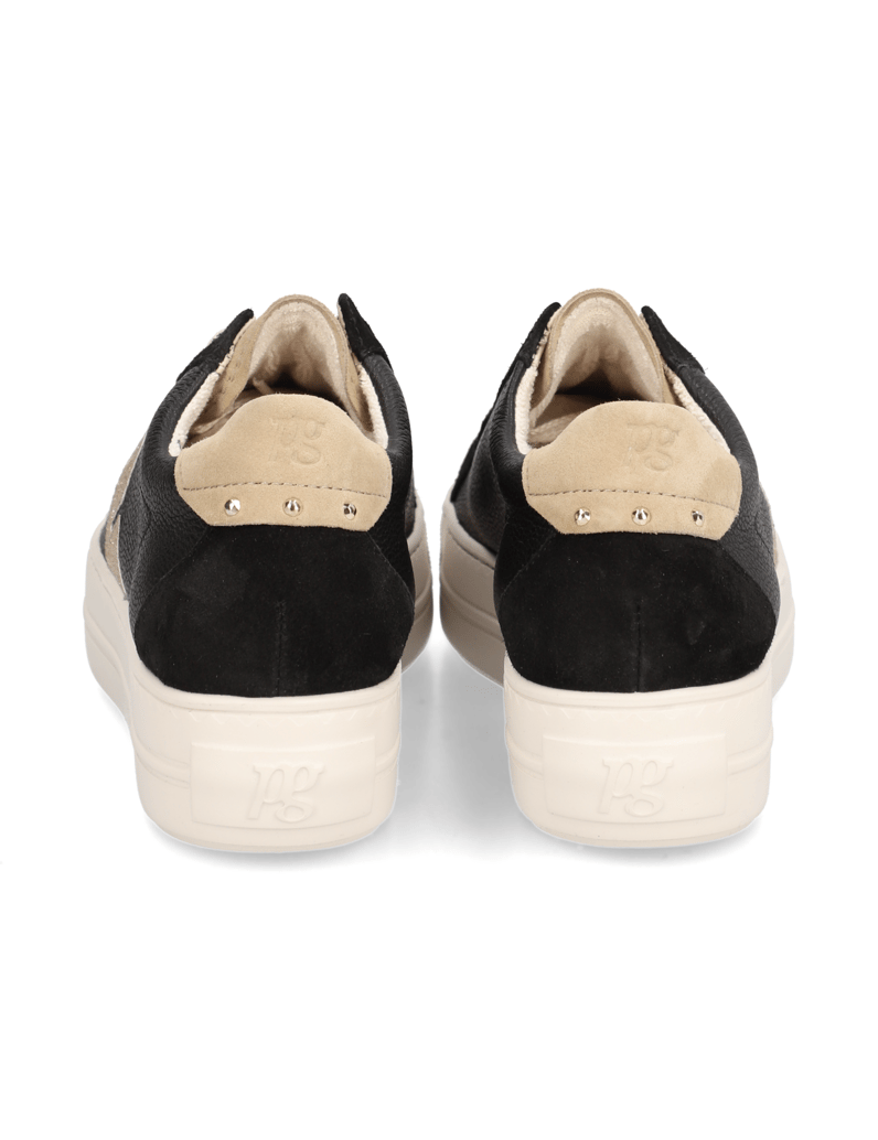 PAUL-GREEN-Glattleder-Sneaker-schwarz