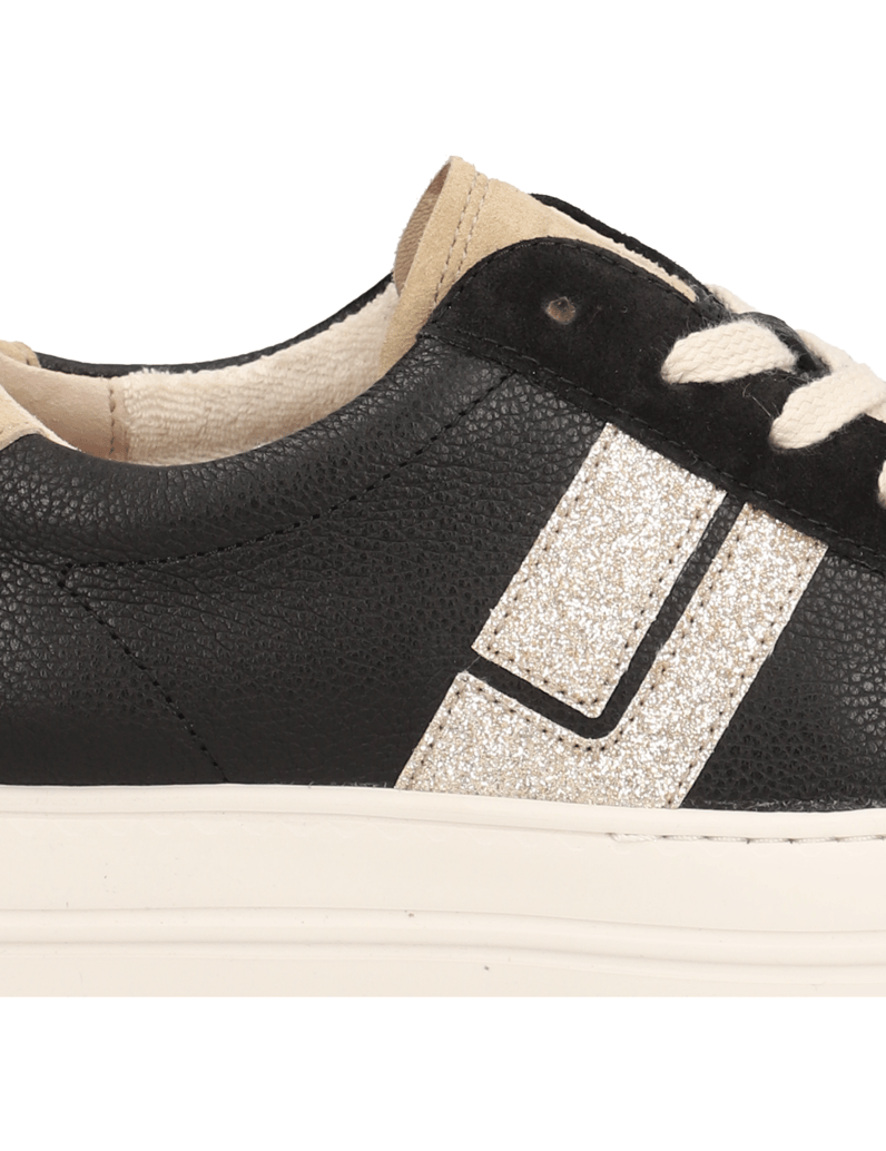 PAUL-GREEN-Glattleder-Sneaker-schwarz