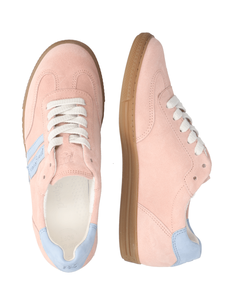 PAUL-GREEN-velúr-tenisky-ružová