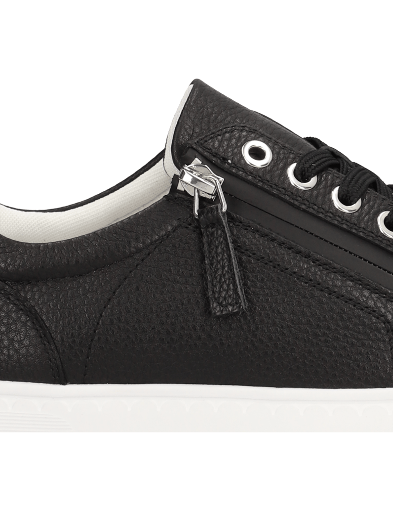 POE-Glattleder-Sneaker-schwarz