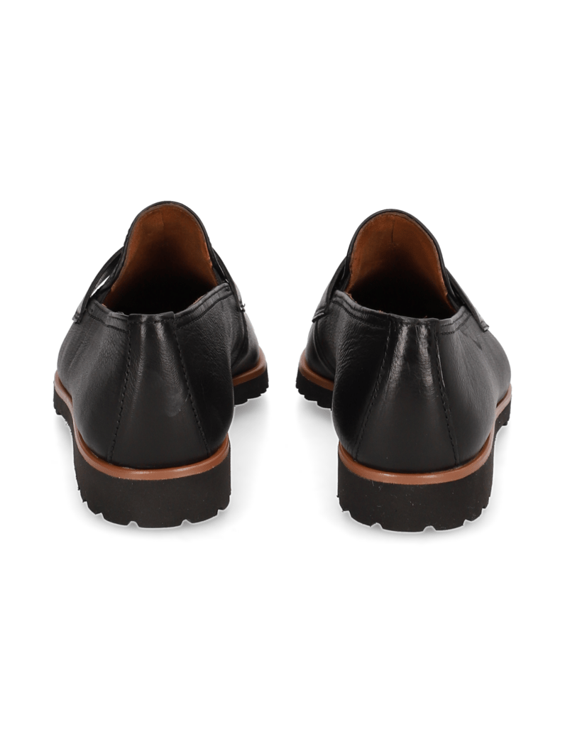 PAUL-GREEN-Glattleder-Slipper-schwarz