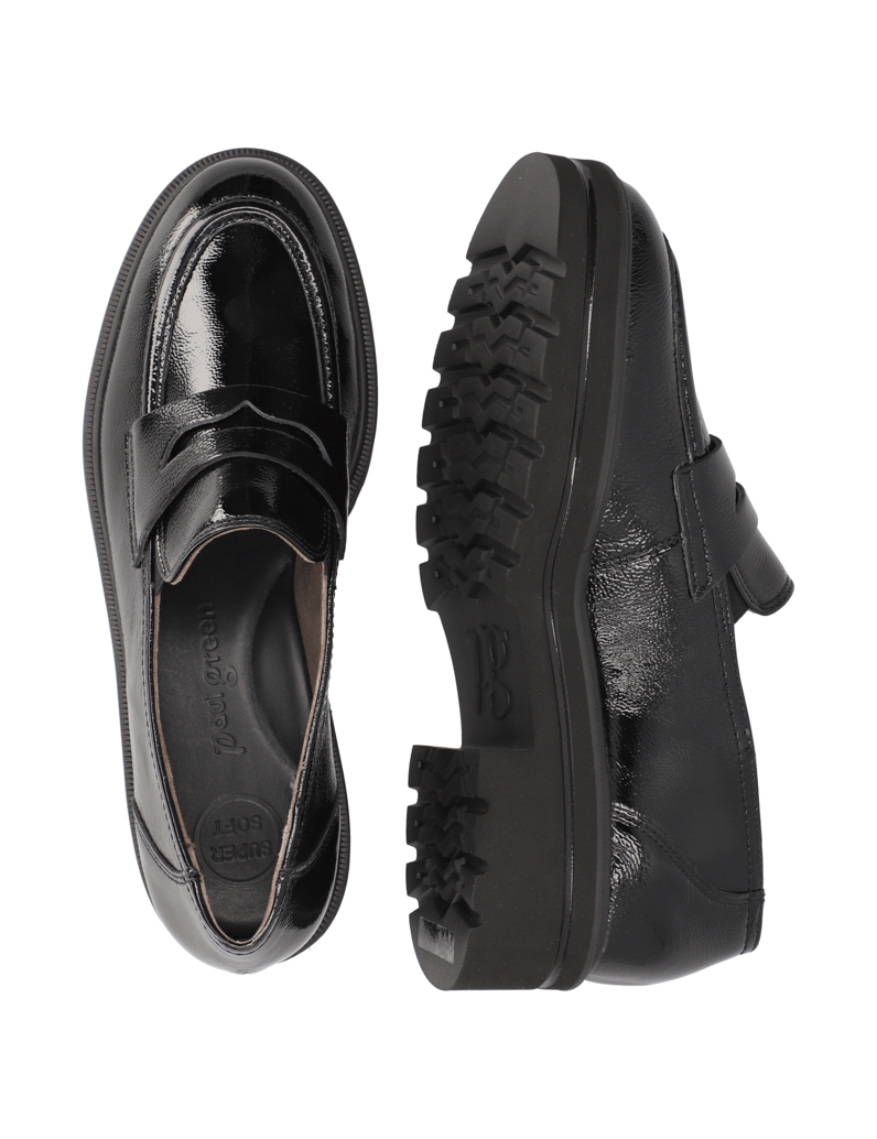 PAUL-GREEN-Lackleder-Slipper