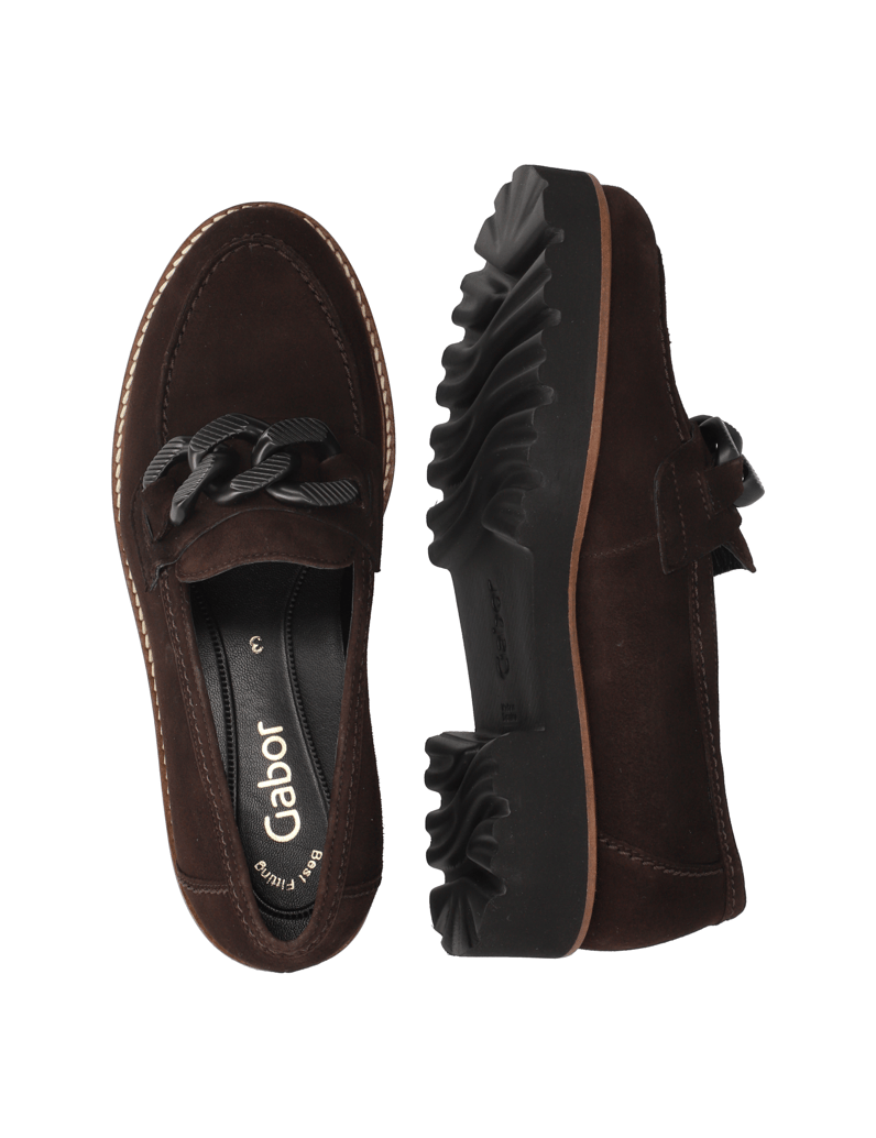 Gabor-Veloursleder-Slipper