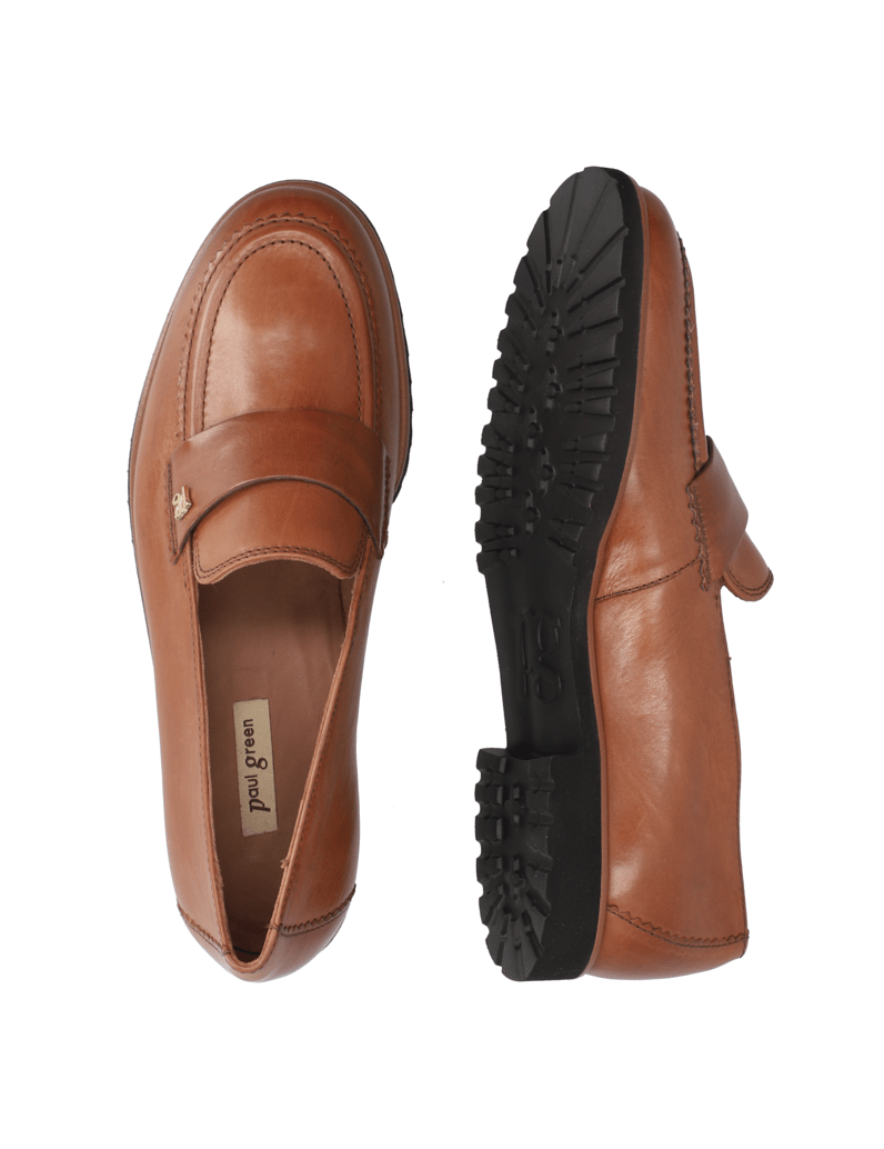 PAUL-GREEN-Glattleder-Slipper