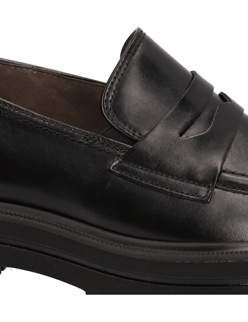 PAUL-GREEN-Glattleder-Slipper-schwarz