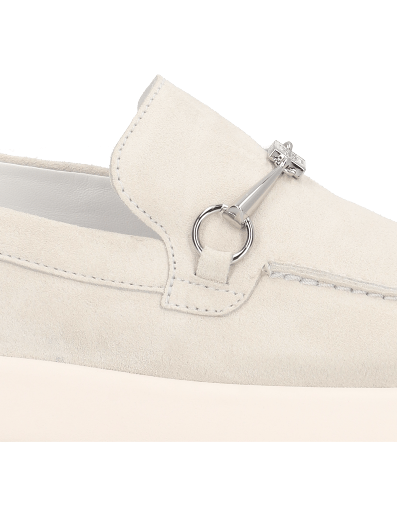 Högl-Veloursleder-Slipper-grau