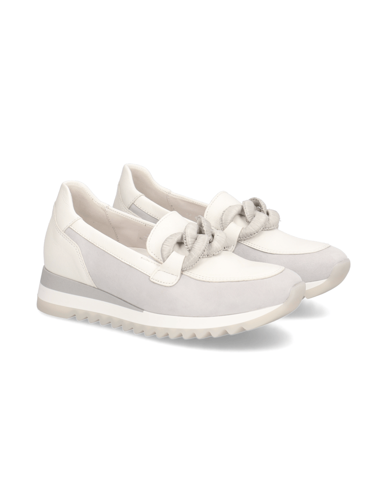 Gabor-kombinace-kůže-klasické-nazouvací-boty-šedá