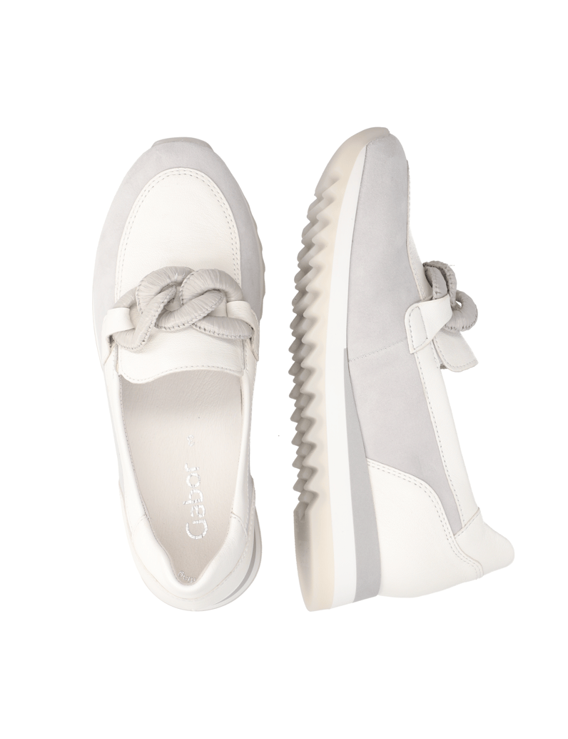 Gabor-kombinace-kůže-klasické-nazouvací-boty-šedá