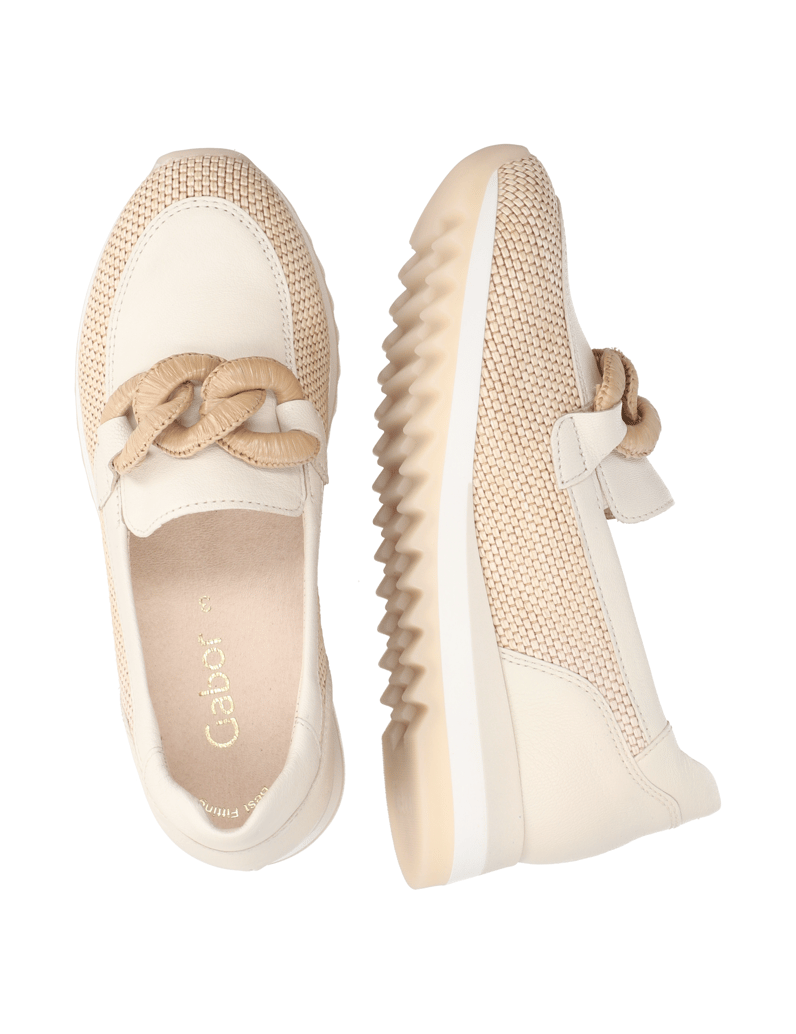 Gabor-hladká-kůže-klasické-nazouvací-boty-šedá