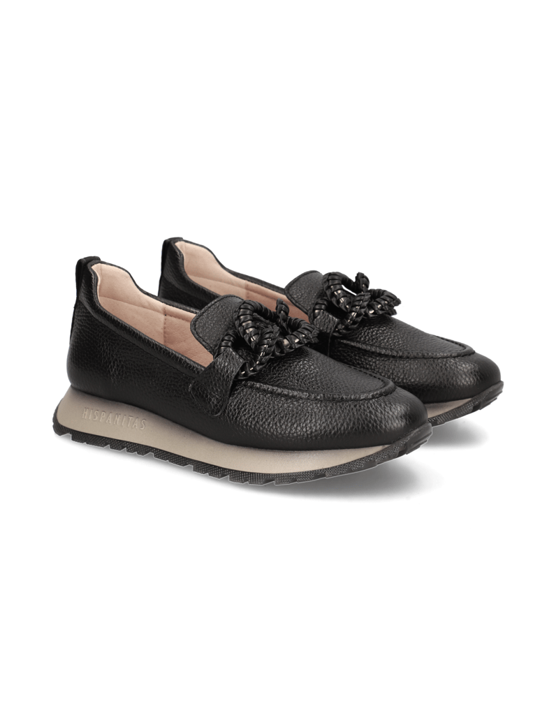 Hispanitas-Slipper-schwarz