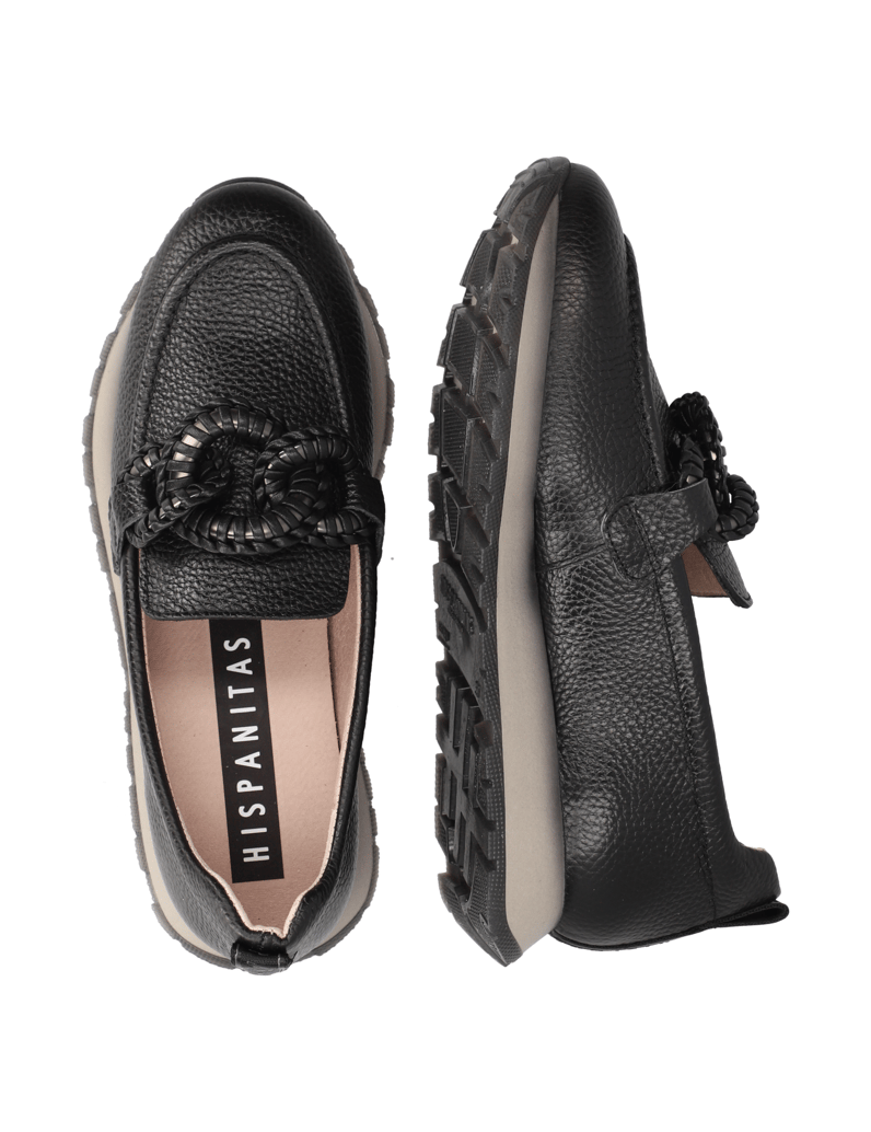 Hispanitas-Slipper-schwarz