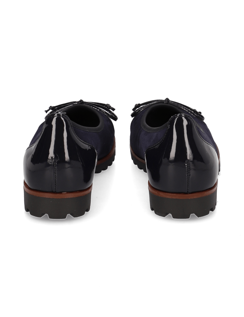 Gabor-Veloursleder-Ballerina-schwarz