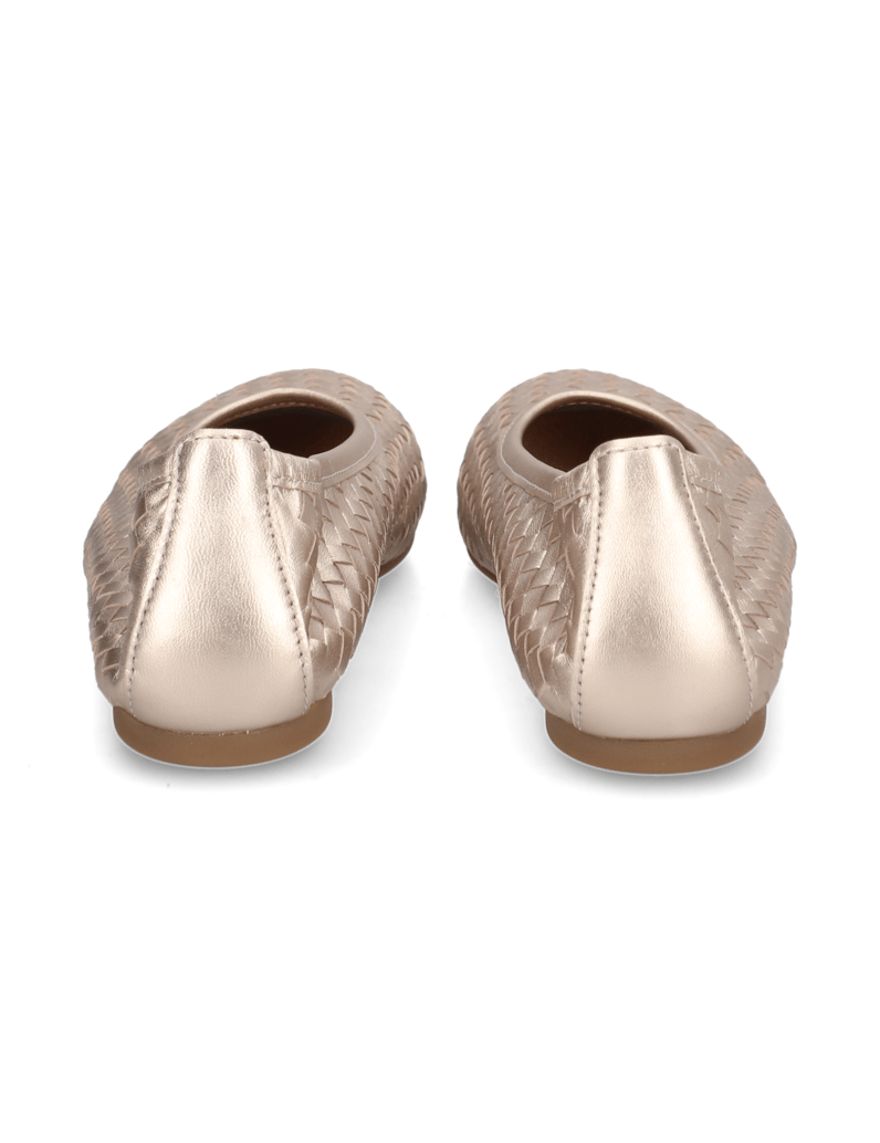 Gabor-hladká-kůže-baleríny-zlatá