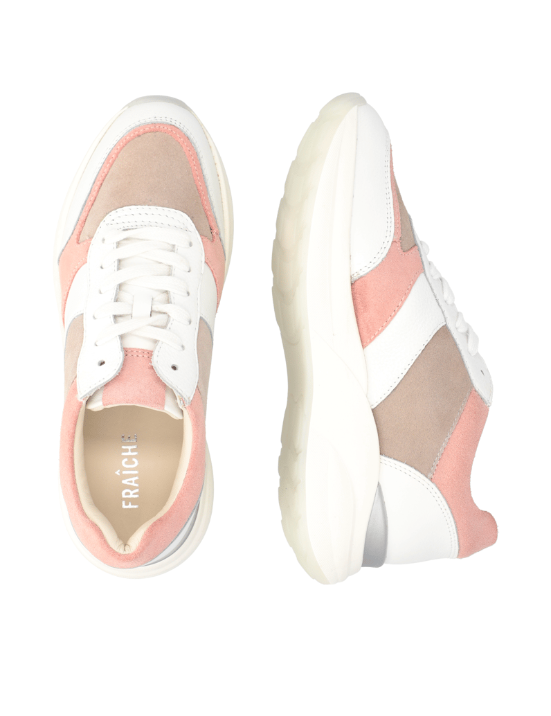 Fraiche-Lederkombination-Sneaker