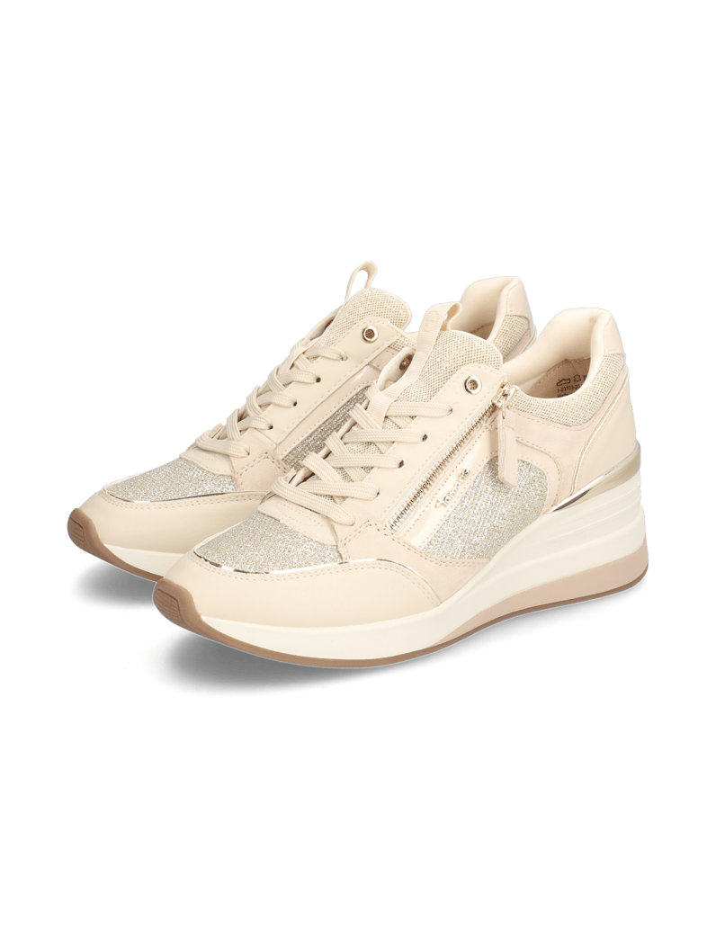 TAMARIS-Lederkombination-Sneaker