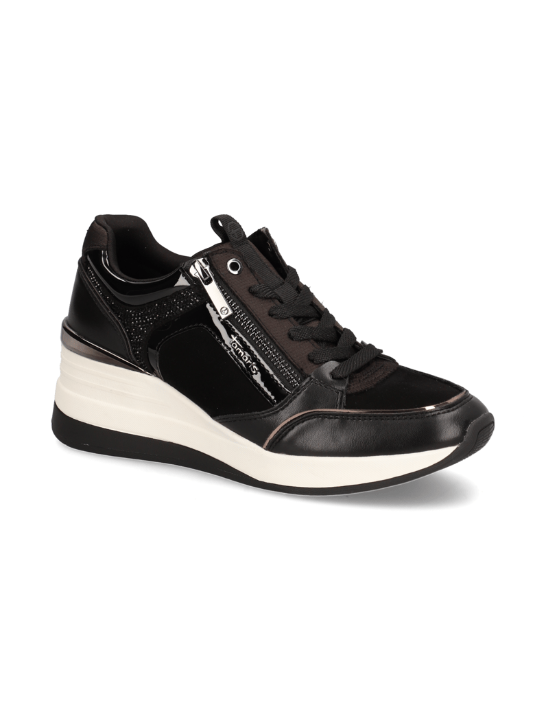 TAMARIS-Lederkombination-Sneaker