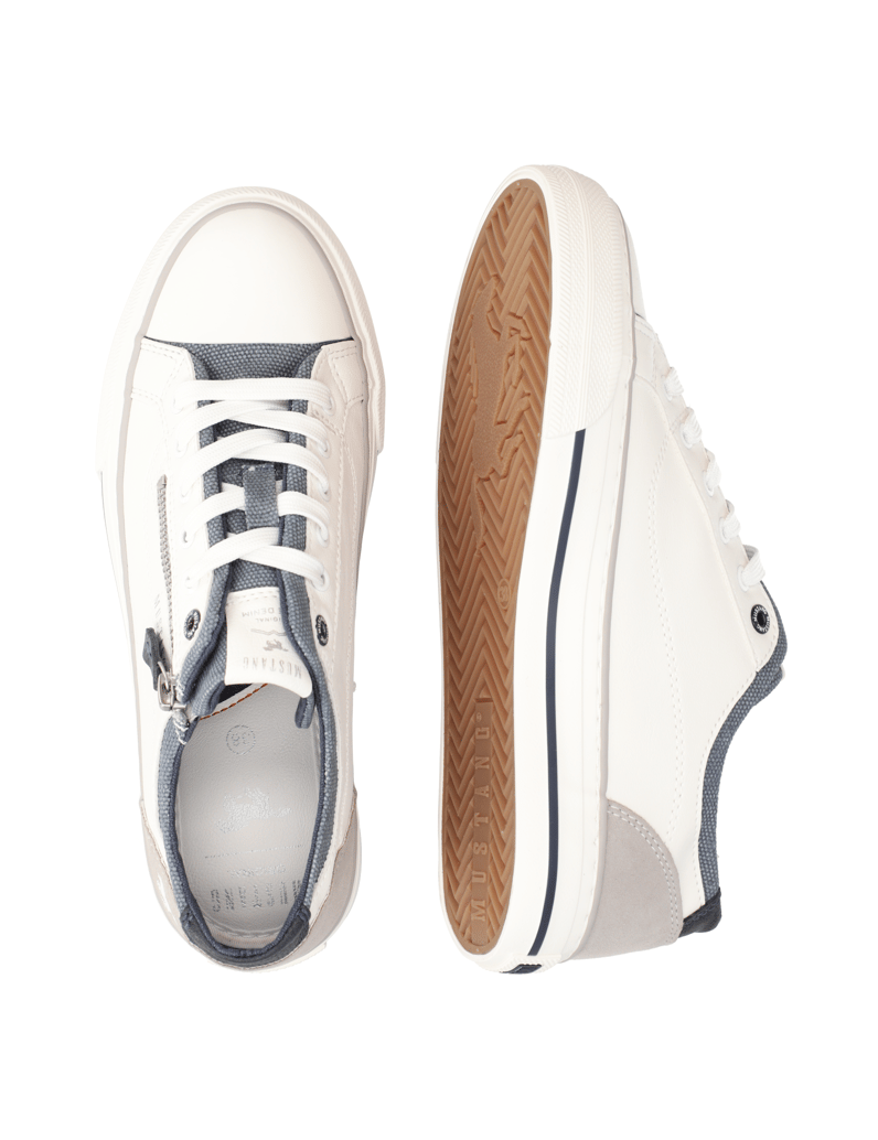 Mustang-imitácia-kože-tenisky-biela