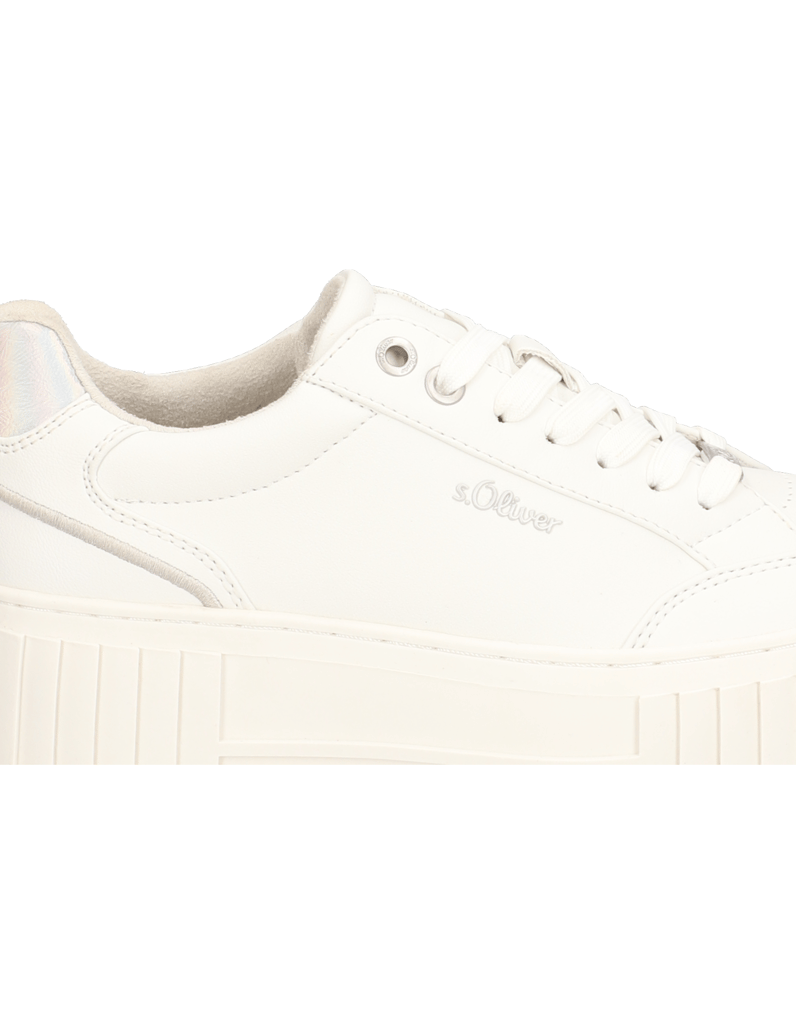 S.Oliver-imitácia-kože-tenisky-biela