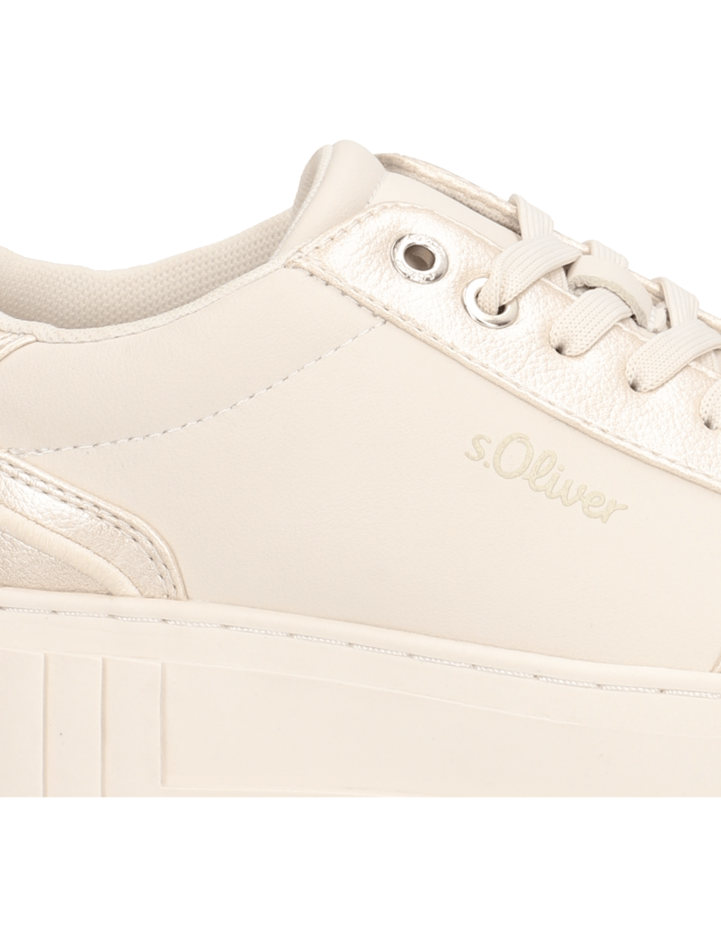 S.Oliver-imitácia-kože-tenisky-biela