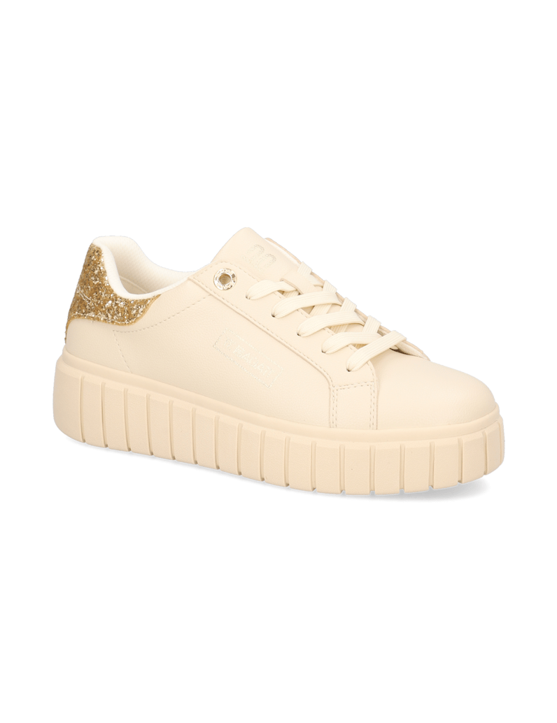 TT.-BAGATT-Lederimitat-Sneaker-beige