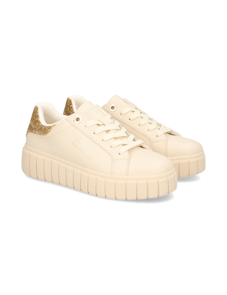 TT.-BAGATT-Lederimitat-Sneaker-beige