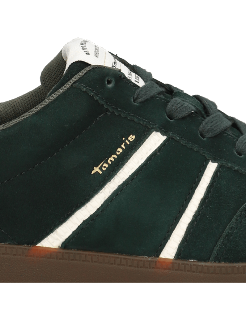 TAMARIS-Veloursleder-Sneaker-weiss