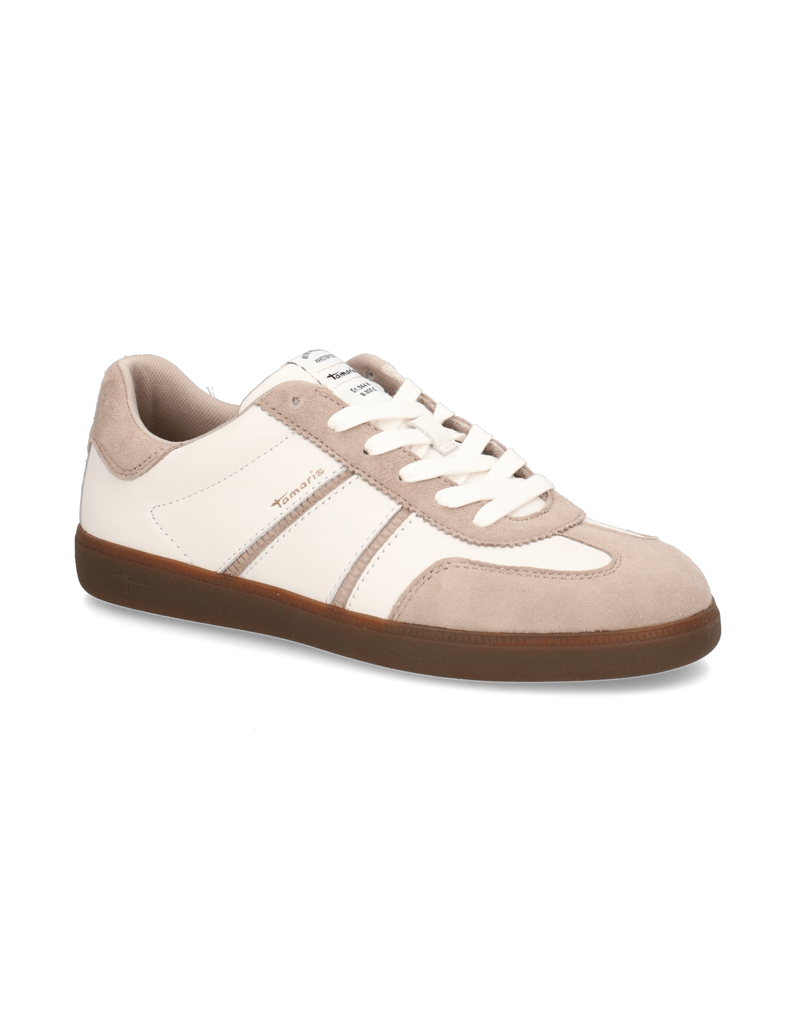 TAMARIS-Lederkombination-Sneaker-weiss