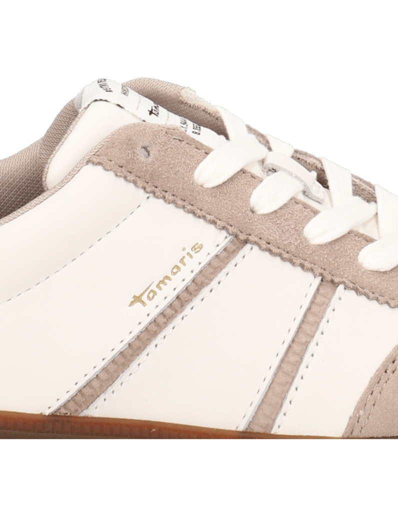 TAMARIS-Lederkombination-Sneaker-weiss