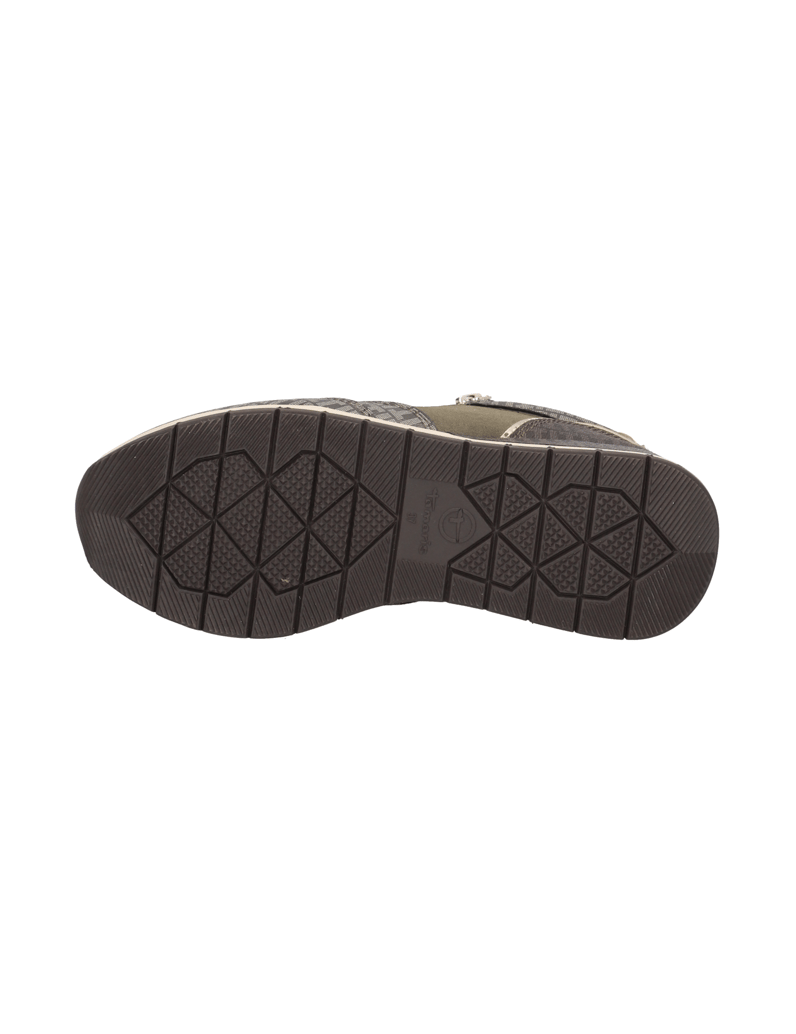 TAMARIS-Lederimitat-Sneaker-oliv