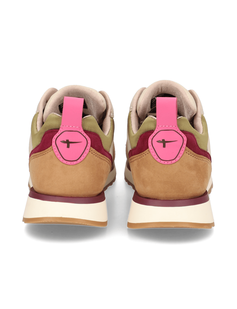 TAMARIS-Lederkombination-Sneaker-cognac