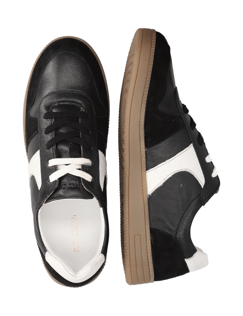 Pat-Calvin-Veloursleder-Sneaker-schwarz