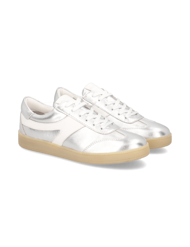 Pat-Calvin-hladká-kůže-tenisky-béžová