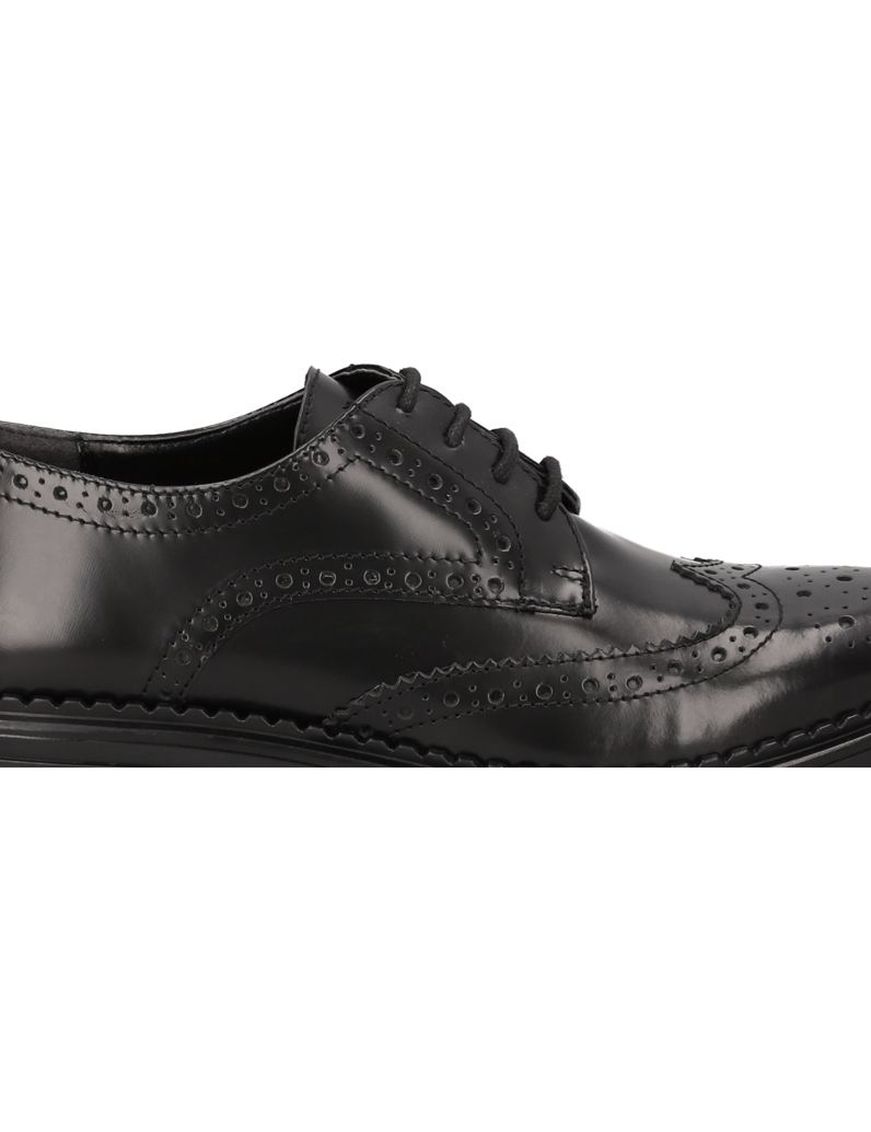 Pat-Calvin-Glattleder-Schnürer-sportiv-schwarz