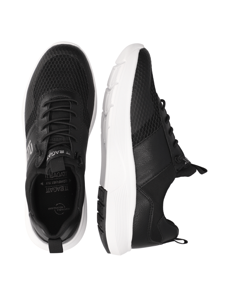 TT.-BAGATT-textil-tenisky-černá