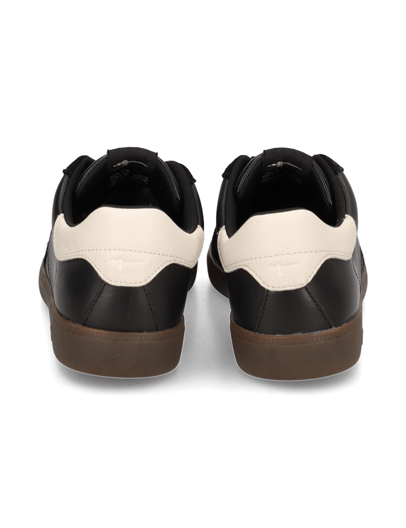 TAMARIS-velur-tenisky-černá