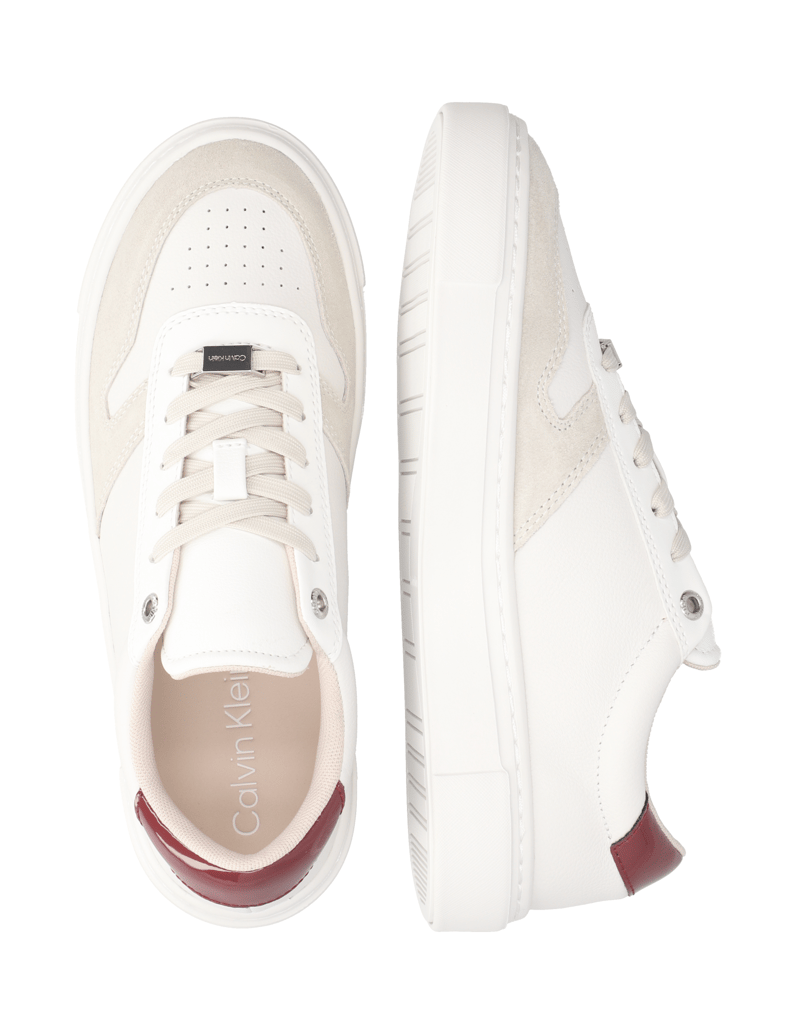 CALVIN-KLEIN-JEANS-CUPSOLE-LACE-UP---MIX-M-bílá