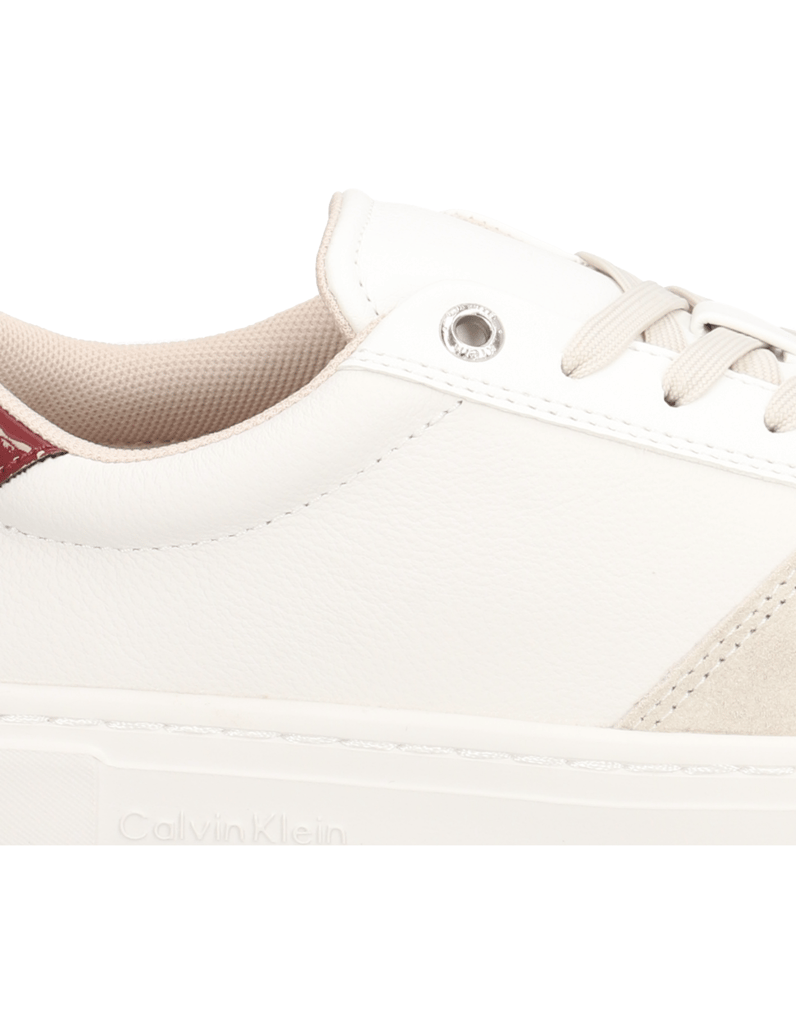 CALVIN-KLEIN-JEANS-CUPSOLE-LACE-UP---MIX-M-bílá