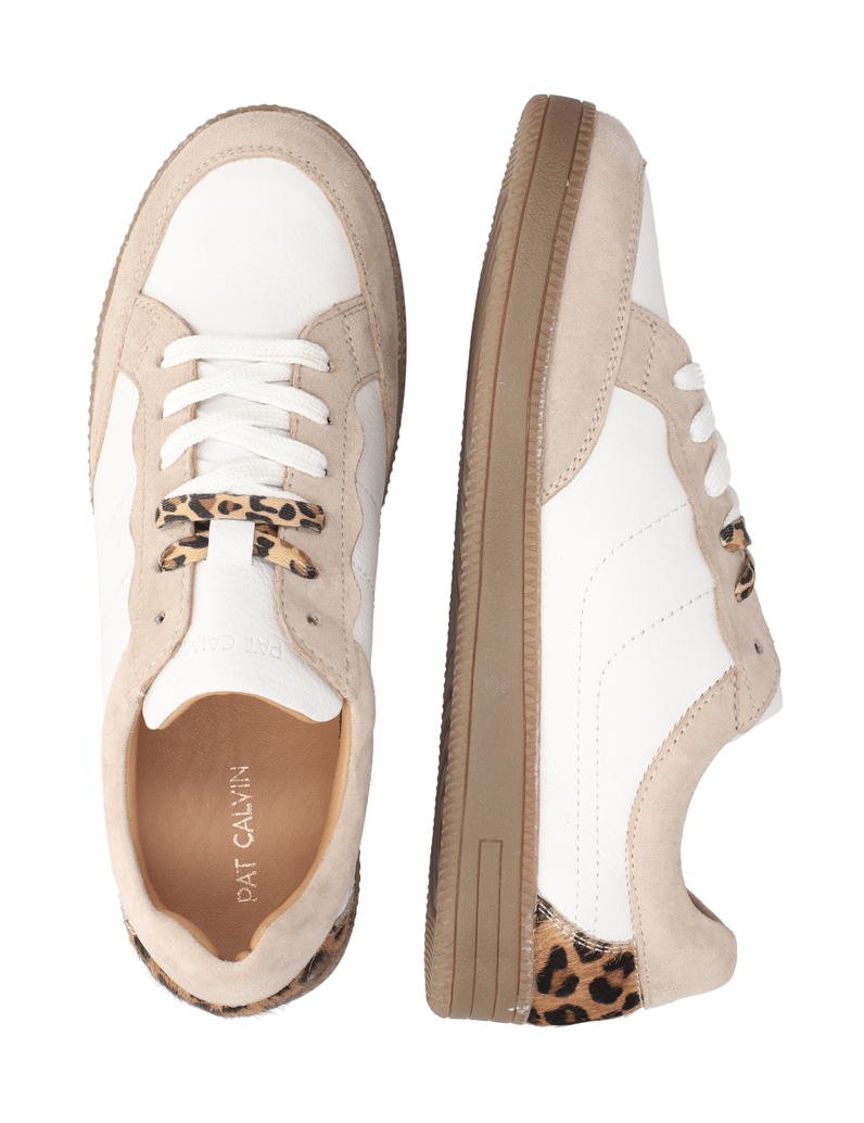 Pat-Calvin-kombinácia-s-kožou-tenisky-biela