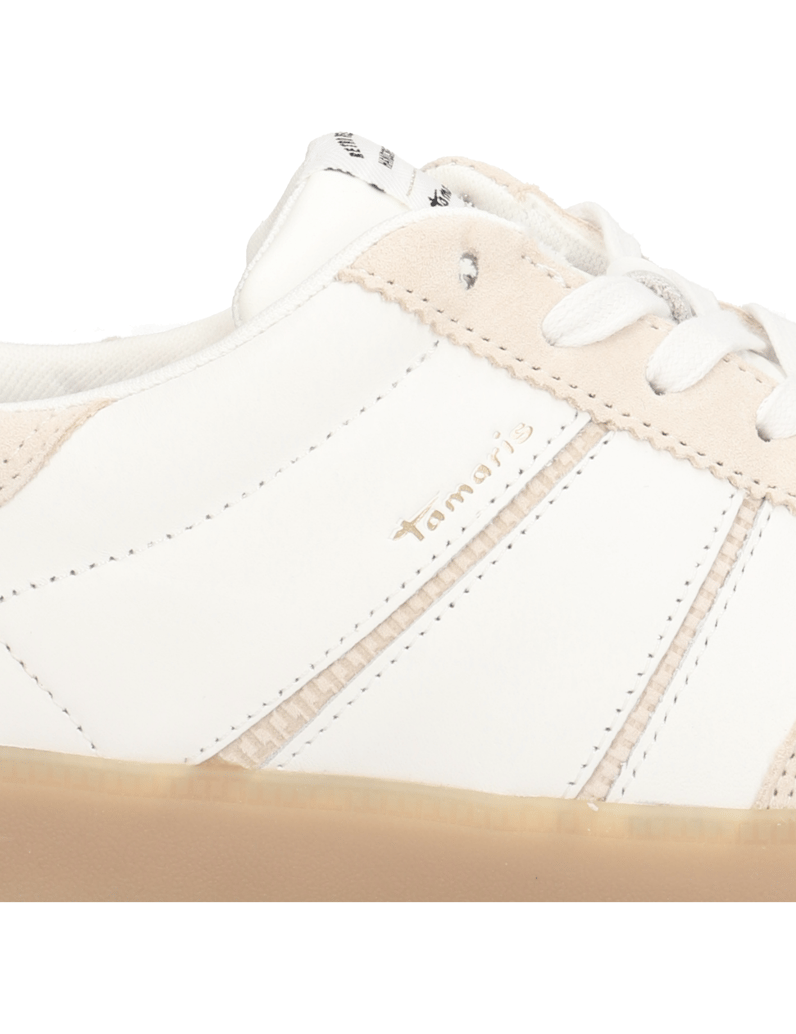 TAMARIS-gladko-usnje-superge-bela