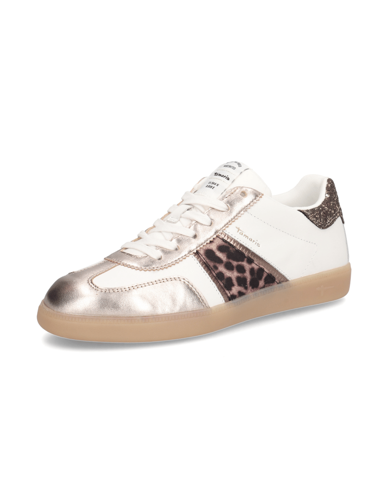 TAMARIS-gladko-usnje-superge-bela